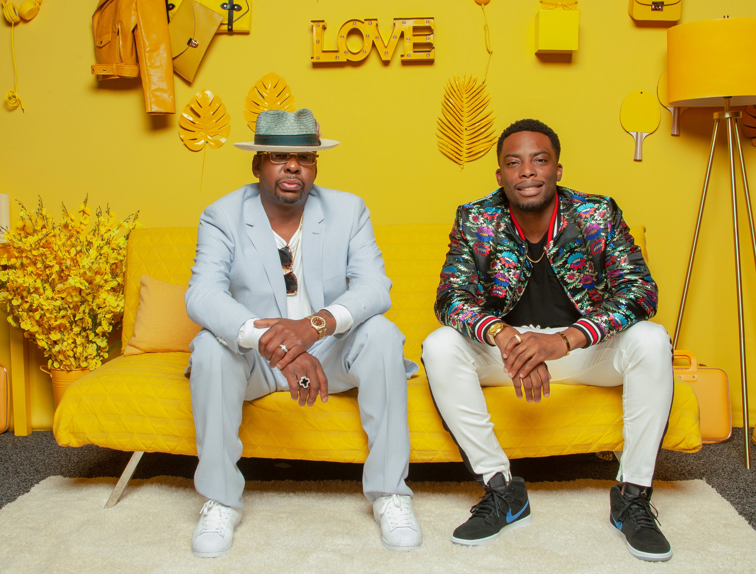 Yellow Was The Color Of Choice For Celebs Snapped At Getty's Portrait Studio During Essence Fest
